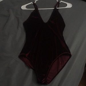 Red Velvet Bodysuit